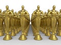 Golden diplomacy statuette awards