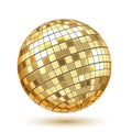 Golden Disco Ball