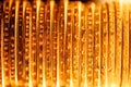Golden dollar coins backdrop Royalty Free Stock Photo