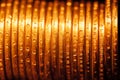 Golden dollar coins backdrop Royalty Free Stock Photo