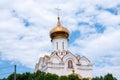 Golden dome of the Church of the Holy Martyr Grand Duchess Elizabeth in Khabarovsk