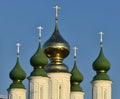 Golden dome of the Orthodox churchl Russia Royalty Free Stock Photo
