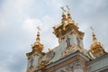 Golden dome in Peterhof, Golden two-headed eagle