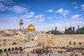 Golden Dome of the Rock on Temple Mount in Jerusalem - Israel