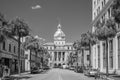 The golden dome of the Savannah City Hall in Savannah Royalty Free Stock Photo