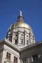 Golden Dome of a State Capitol Building Royalty Free Stock Photo