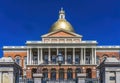 Golden Dome State Legislature House Boston Massachusetts Royalty Free Stock Photo