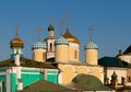 Golden domes of the christian church.
