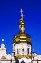 Golden domes of Dormition Cathedral,  Kiev, Ukraine Royalty Free Stock Photo