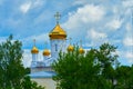 Golden domes Orthodox Church Royalty Free Stock Photo