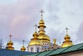 Golden domes, russia, Christian temple, ukraine, historical, Eas Royalty Free Stock Photo