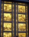 Golden door on Florence Baptistery Tuscany Italy