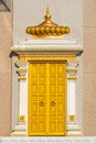 Golden Door of the Hindu Temple Radha Madhav Dham