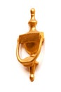 Golden door knocker