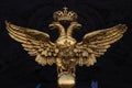 Golden Double-headed eagle at the Hermitage Museum, Saint Petersburg, Russia