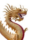 Golden Dragon Sculpture Royalty Free Stock Photo