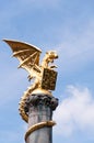 Golden Dragon Statue