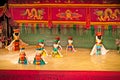 Golden Dragon Water Puppets Theatre in Saigon, Vietnam. Royalty Free Stock Photo