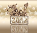 Golden dragon, year 2012