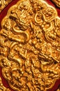 Golden Dragons Decoration Forbidden City Palace Beijing China Royalty Free Stock Photo