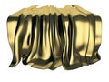 Golden drape Royalty Free Stock Photo