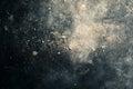 Cosmic dust scattered across black surface. Neural network AI generated Royalty Free Stock Photo
