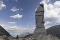 Golden Eagle Monument, Simplon Pass, Switzerland Royalty Free Stock Photo