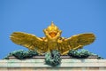 Golden eagle of Neue Burg in Vienna, Austria
