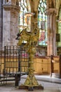 Pulpit St. Giles cathedral in Edinburgh, Scotland Royalty Free Stock Photo