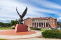 Golden Eagle Statue on the campus of University of Southern Mississippi in Hattiesburg