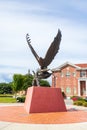 Golden Eagle Statue on the campus of University of Southern Mississippi in Hattiesburg