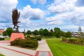 Golden Eagle Statue on the campus of University of Southern Mississippi in Hattiesburg