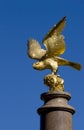 Golden Eagle Statue II Royalty Free Stock Photo