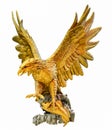 Golden eagle statue