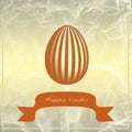 Golden Easter egg Royalty Free Stock Photo