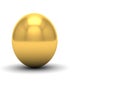 Golden easter egg Royalty Free Stock Photo
