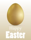 Golden Easter Egg Pattern Royalty Free Stock Photo