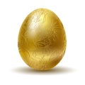 Golden egg. Royalty Free Stock Photo