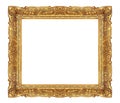 Golden elegant picture frame