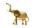 Golden elephant Royalty Free Stock Photo