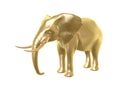 Golden elephant Royalty Free Stock Photo