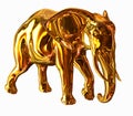 Golden Elephant Royalty Free Stock Photo
