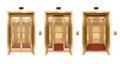 Golden Elevator Door Set