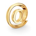 Golden email sign