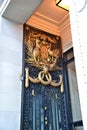 Entrance door to the Australian Embassy in London