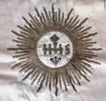 Golden embroidered church vestments Royalty Free Stock Photo