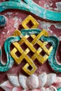 Golden endless knot