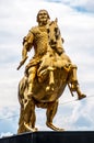 Golden equestrian