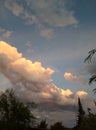 Golden evening clouds over the native TRANS-Baikal region.