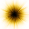 Golden explosion of light. EPS 8 Royalty Free Stock Photo